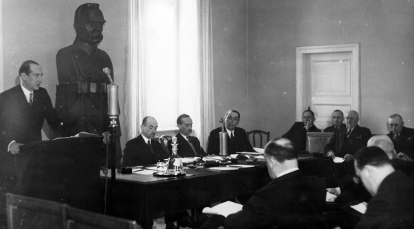  Posiedzenie komisji spraw zagranicznych  w styczniu 1938 r.  