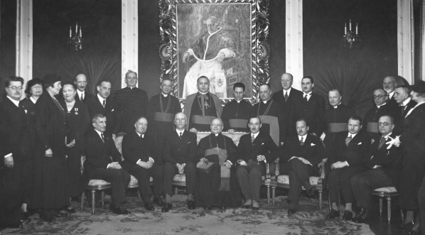  Przyjęcie w Nuncjaturze Apostolskiej w Warszawie 12.02.1935 r.  