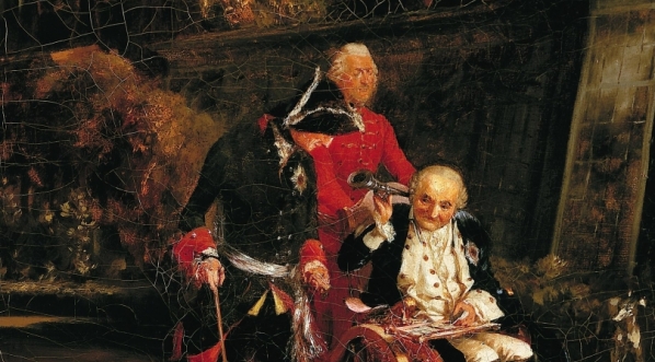 "Fryderyk Wielki i generał Fouque"  Adolpha von Menzela.  