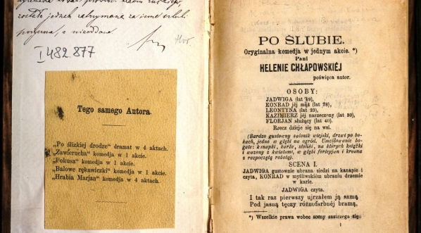  "Po ślubie : komedya w 1 akcie" Władysława Koziebrodzkiego.  