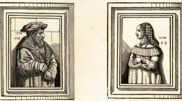  "Portrety Grzegorza i Katarzyny Przybyło" Wincentego Smokowskiego.  