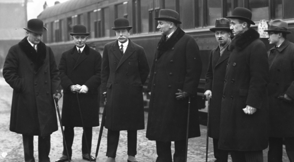  Wyjazd ministra spraw zagranicznych Augusta Zaleskiego do Wielkiej Brytanii 28.12.1931 r.  