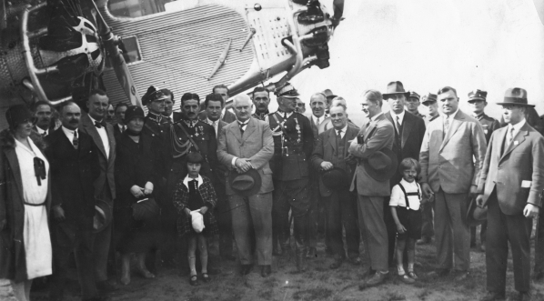  Lot propagandowy po Europie samolotu wyprodukowanego w zakładach Forda w Detroit, Ławica 24.08.1929 r.  