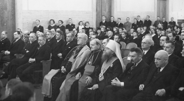  Inauguracja roku akademickiego 1936/1937 na Uniwersytecie Warszawskim w październiku 1936 roku.  