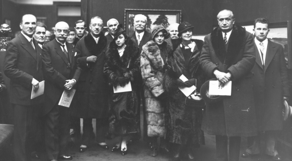  Otwarcie Salonu Zimowego w Zachęcie w Warszawie 2.12.1933 r.  