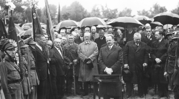 Uroczystości w Radzyminie w rocznicę Bitwy Warszawskiej 1920 roku zwanej "cudem nad Wisłą"  15.08.1935 r.  