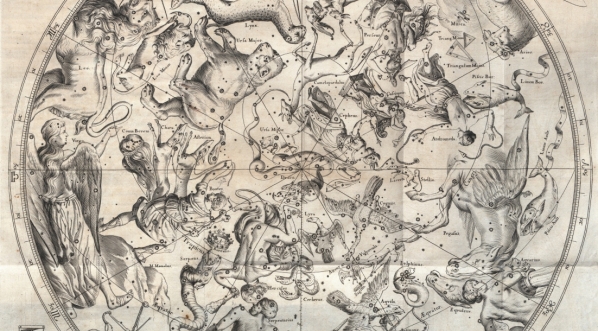  Mapa nieba zamieszczona w książce Jana Heweliusza. (2)  