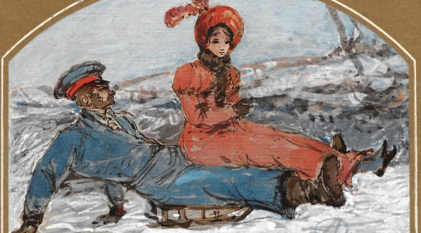  "Saneczkowanie" Aleksandra Orłowskiego.  