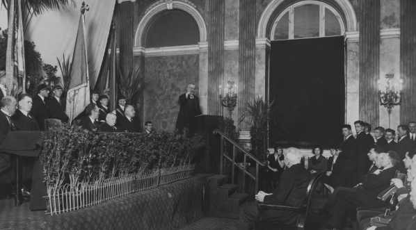  Inauguracja roku akademickiego 1926/1927 w Szkole Głównej Gospodarstwa Wiejskiego w Warszawie, listopad 1926 roku.  