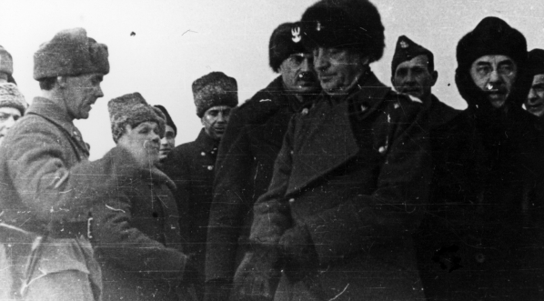  Wizyta Naczelnego Wodza gen. Władysława Sikorskiego w Armii Polskiej w ZSRR, Kujbyszew 30.11.1941 r.  