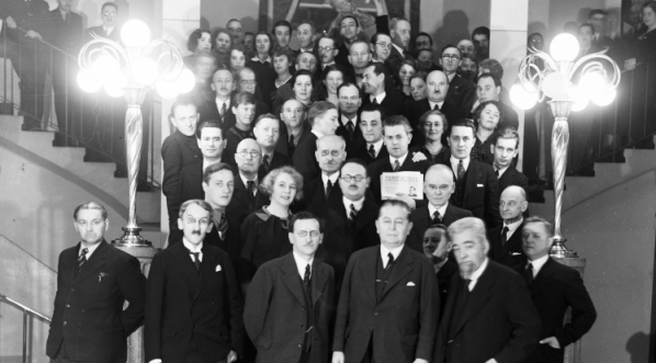  Jubileusz 25-lecia pracy dziennikarskiej Jana Stankiewicza w Krakowie, grudzień 1934 roku.  
