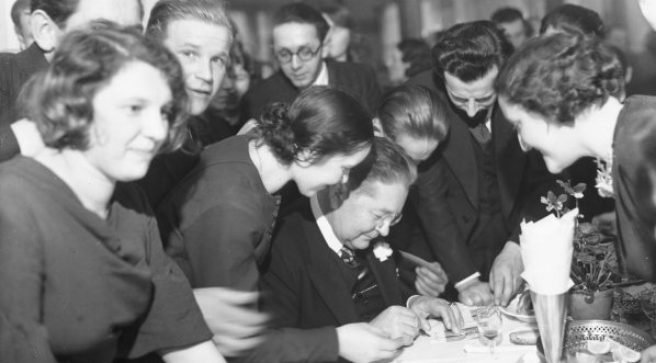  Jubileusz 25 lecia istnienia "Ilustrowanego Kuriera Codziennego" w Krakowie, grudzień 1935 roku.  