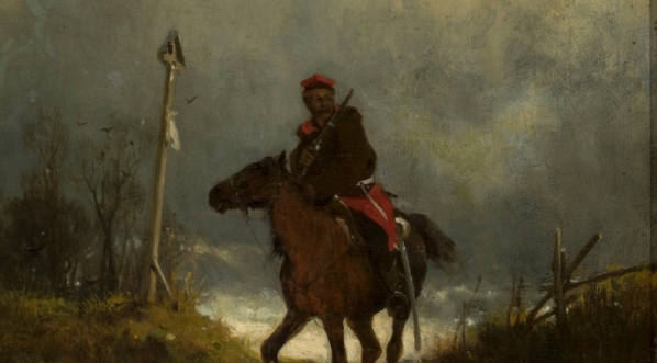  'Powstaniec z 1863 roku" (lub w "W drodze") Maksymiliana Gierymskiego.  