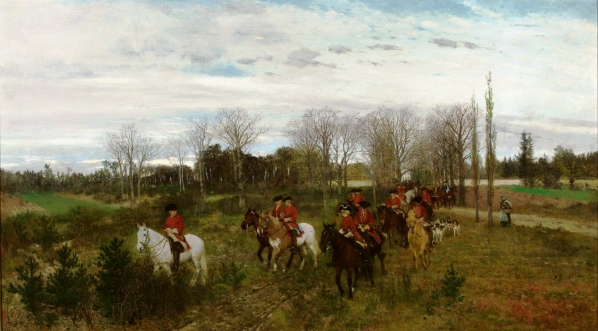  "Wyjazd na polowanie" Maksymilina Gierymskiego.  