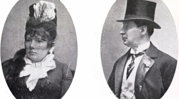  "Aleksandra Trapszo, matka artystki i Marceli Trapszo, ojciec artystki"  