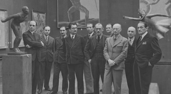  Wystawa "Sport w sztuce" w Instytucie Propagandy Sztuki w Warszawie, kwiecień 1936 roku.  