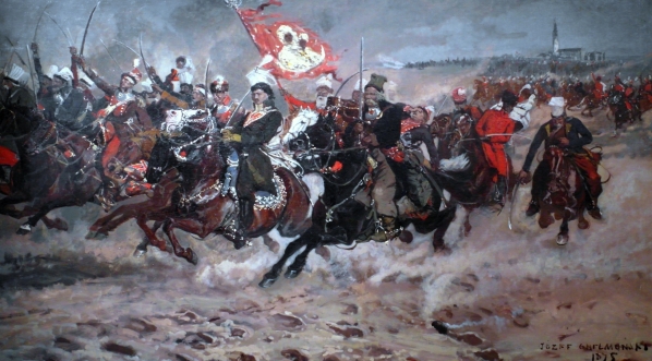  "Kazimierz Pułaski pod Częstochową" Józefa Chełmońskiego.  