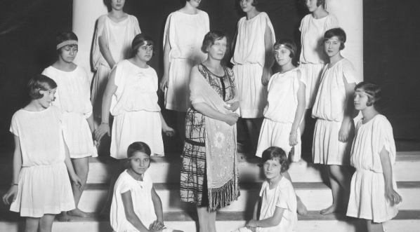  Uczennice szkoły rytmicznej prowadzonej przez żonę konsula RP w Kurytybie Zbigniewa Miszke.  