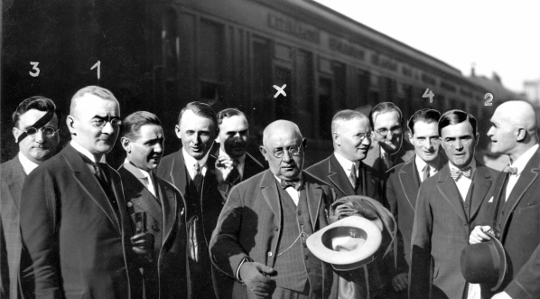  Franciszek Vondraczek podczas pobytu w Warszawie, 1928 rok.  