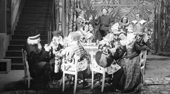  Przedstawienie "Poskromienie złośnicy" Williama Szekspira w Teatrze Miejskim im. Juliusza Słowackiego w Krakowie w lutym 1935 roku.  