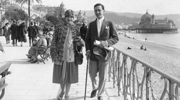  Hanka Ordonówna i Fryderyk Jarossy w 1926 roku.  