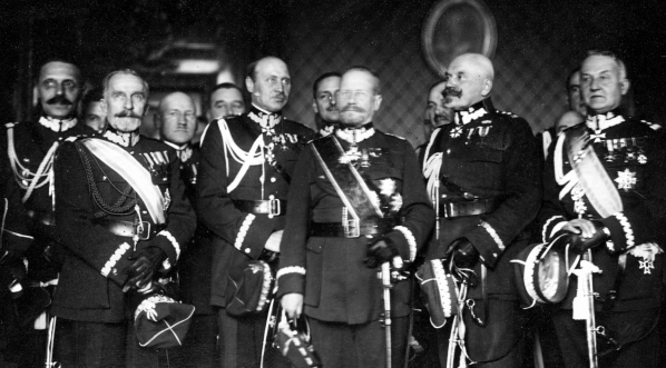  Przyjęcie noworoczne u prezydenta RP  na Zamku Królewskim w Warszawie w 1926 roku.  