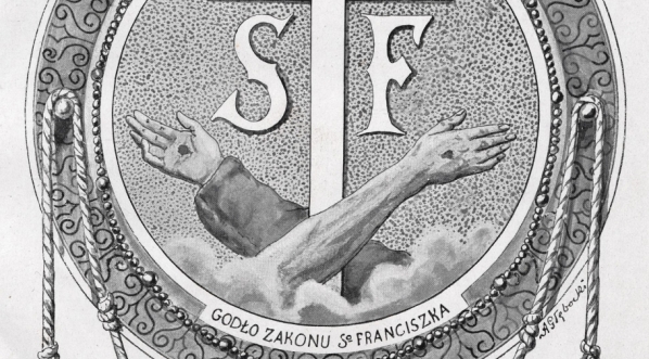  "Godło zakonu  św. Franicszka"  Adriana Głębockiego.  