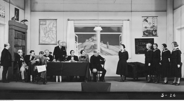  Przedstawienie "Matura" w Teatrze Polskim w Katowicach w 1936 roku.  