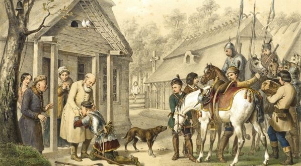  "Obrazy z Pamiętników J. C. Paska - Powrót do domu po wyprawie Duńskiej "  