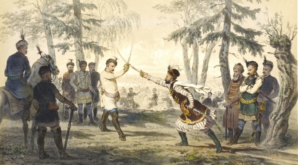  "Obrazy z Pamiętników J. C. Paska - Pojedynek z Jasińskim".  