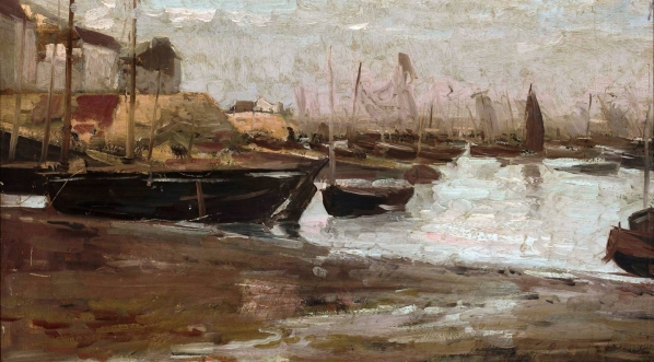  "Port rybacki" Aleksandra Gierymskiego.  