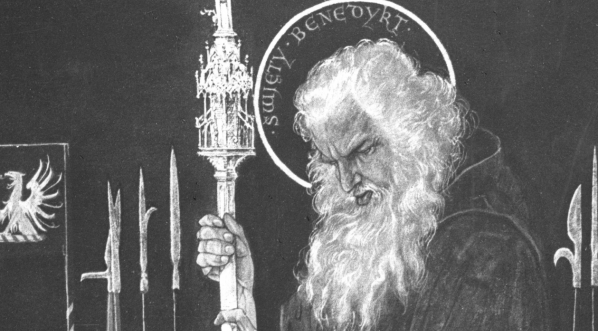  Fragment obrazu artysty malarza Jana Henryka Rosena.  