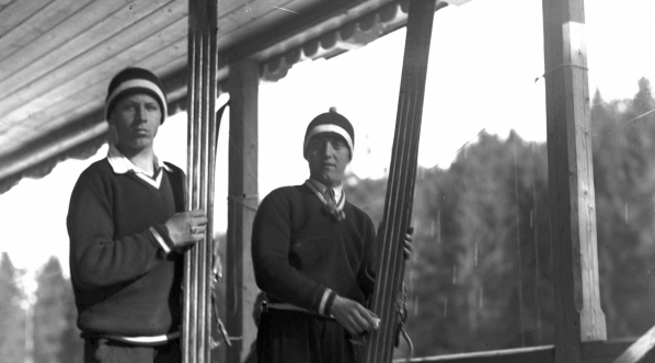  Zawody narciarskie o Mistrzostwo Polski w Wiśle w 1931 roku.  