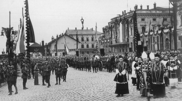  Uroczystości pogrzebowe Marszałka Józefa Piłsudskiego w Krakowie 18.05.1935 r.  