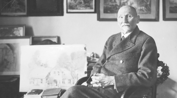  Obchody 80 rocznicy urodzin artysty malarza Leona Wyczółkowskiego w Poznaniu 11.04.1932 r.  