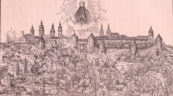  "Święty Stanisław Kostka w czasie pożaru nad bramą krakowską we Lwowie 1623 r."  