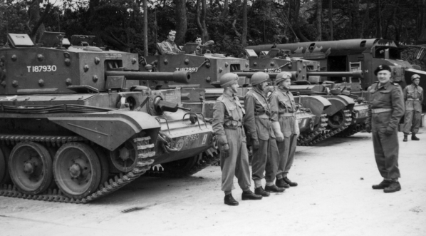  1 Dywizja Pancerna - ćwiczenia przed inwazją na kontynent w lipcu 1944 roku.  