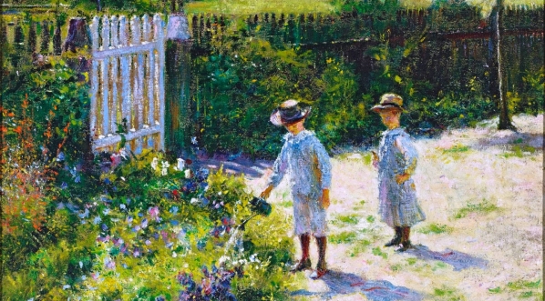  "Dzieci w ogrodzie" Władysława Podkowińskiego.  