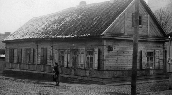  Ulica Ludwika Zamenhofa w Białymstoku. Dom w którym urodził się Ludwik Zamenhof.  