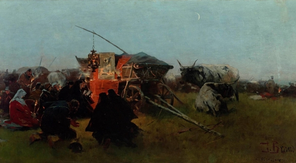  " Modlitwa w stepie" Józefa Brandta.  