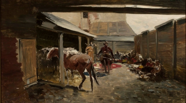  "Podwórko" Józefa Brandta.  