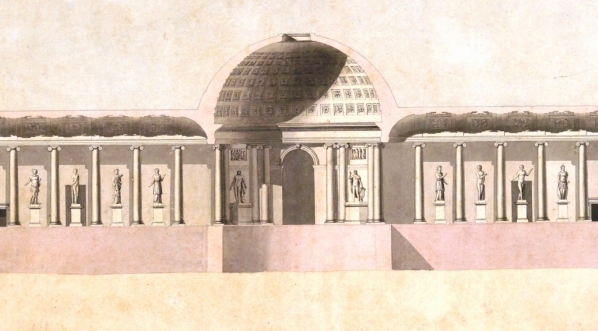  "Projets des bâtiments pour un Musée des beaux arts de la composition de Cte Stanislas Potocki."  