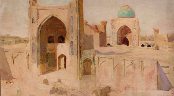  "Meczet Kałan w Bucharze. Z podróży do Turkiestanu" Jana Ciąglińskiego.  