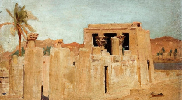  "Luksor - brzeg Nilu. Z podróży do Egiptu" Jana Ciąglińskiego.  