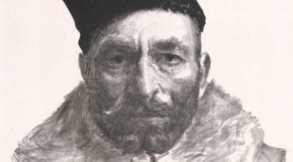  "Portret Feliksa Jasieńskiego, w barankowej czapie" Leona Wyczółkowskiego.  