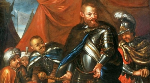  "Portret Stanisława Lubomirskiego w obozie pod Chocimiem w 1621 roku."  