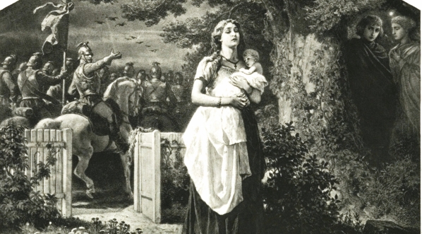  "Odjazd na wojnę" Artura Grottgera.  