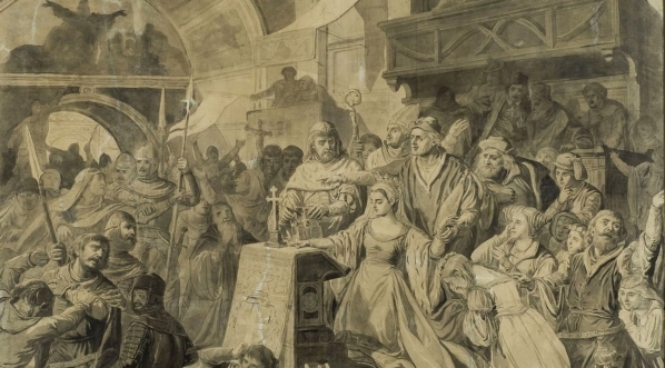  "Przysięga królowej Zofii Holszańskiej" Feliksa Sypniewskiego.  