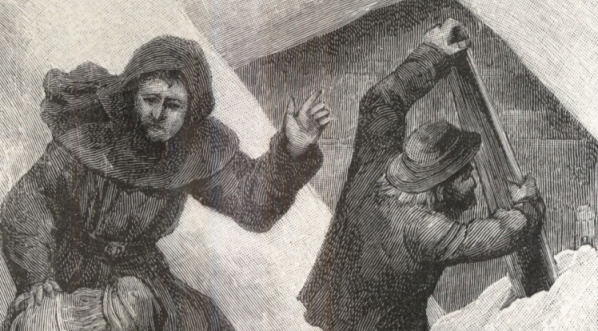  "Emanuel Crespel.  Pracowali dla usunięcia śniegu ..." Wojciecha Gersona..  