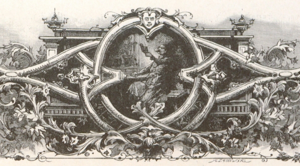  Ilustracja Michała Elwiro Andriollego kończąca Księgę I „Pana Tadeusza” Adama Mickiewicza.  